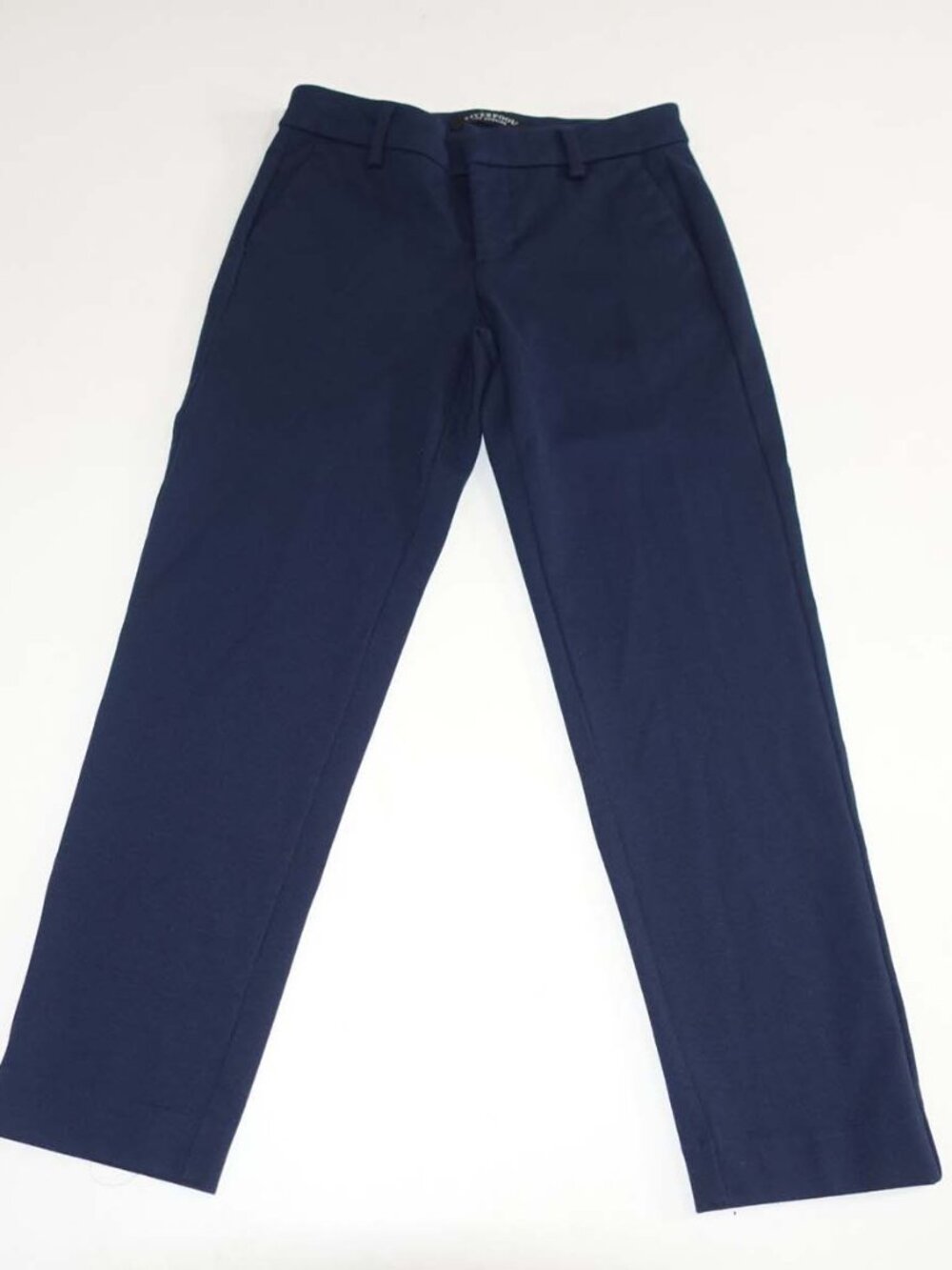 Liverpool Women's Kelsey Cropped Trouser Pants Size 0 / 25 Navy Blue LM5059M42
